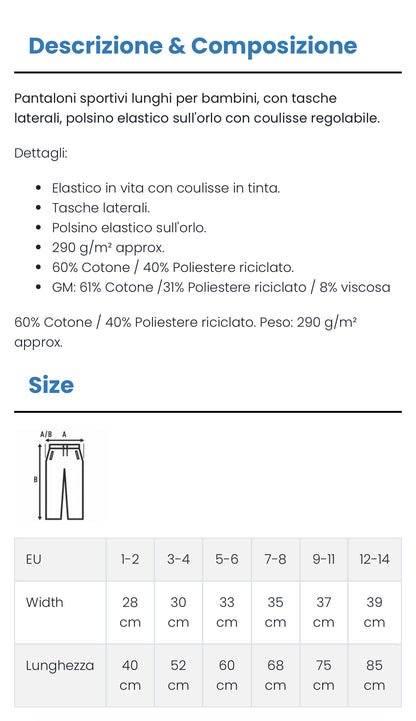 PANTALONE TUTA IN COTONE